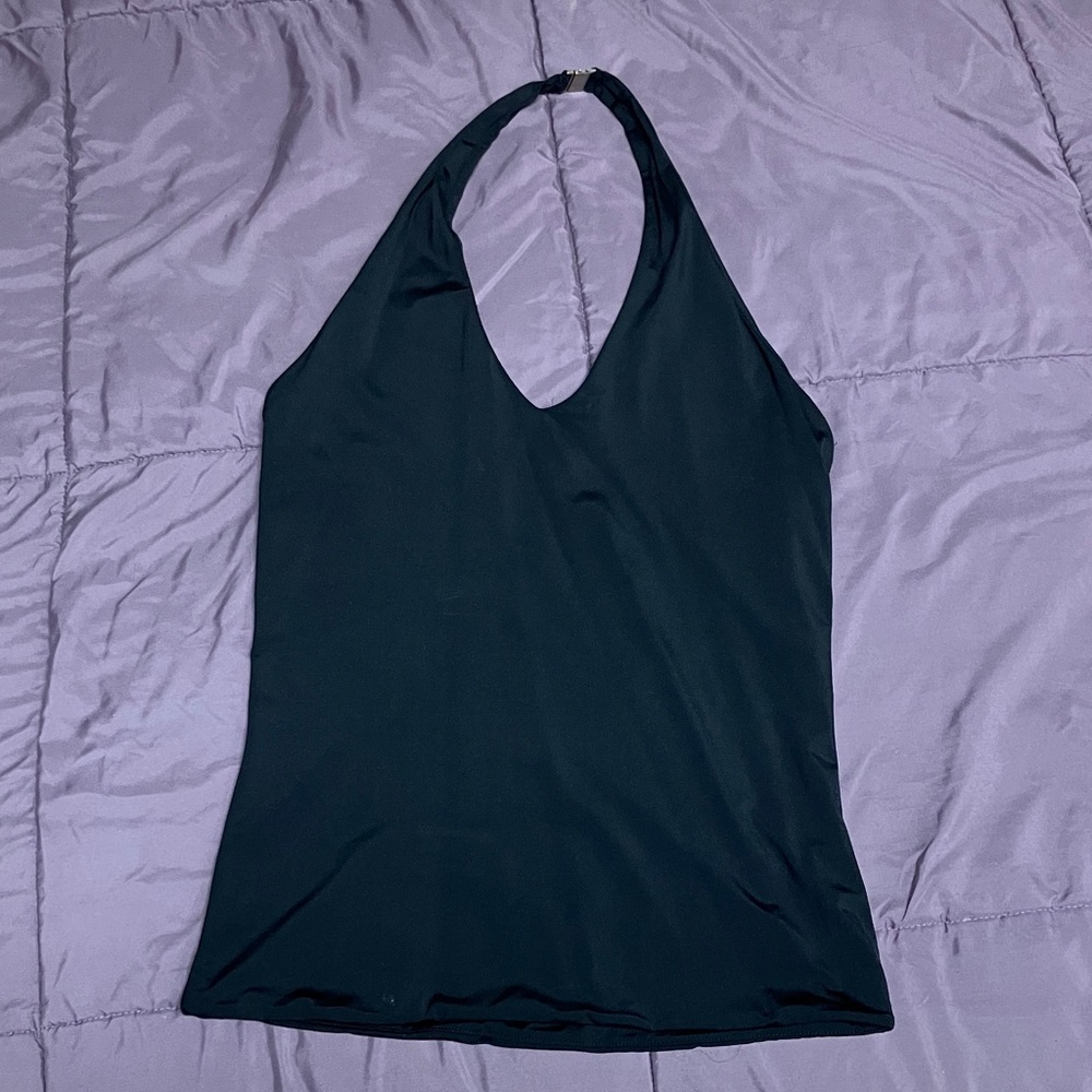 Super flattering Black Halter Top